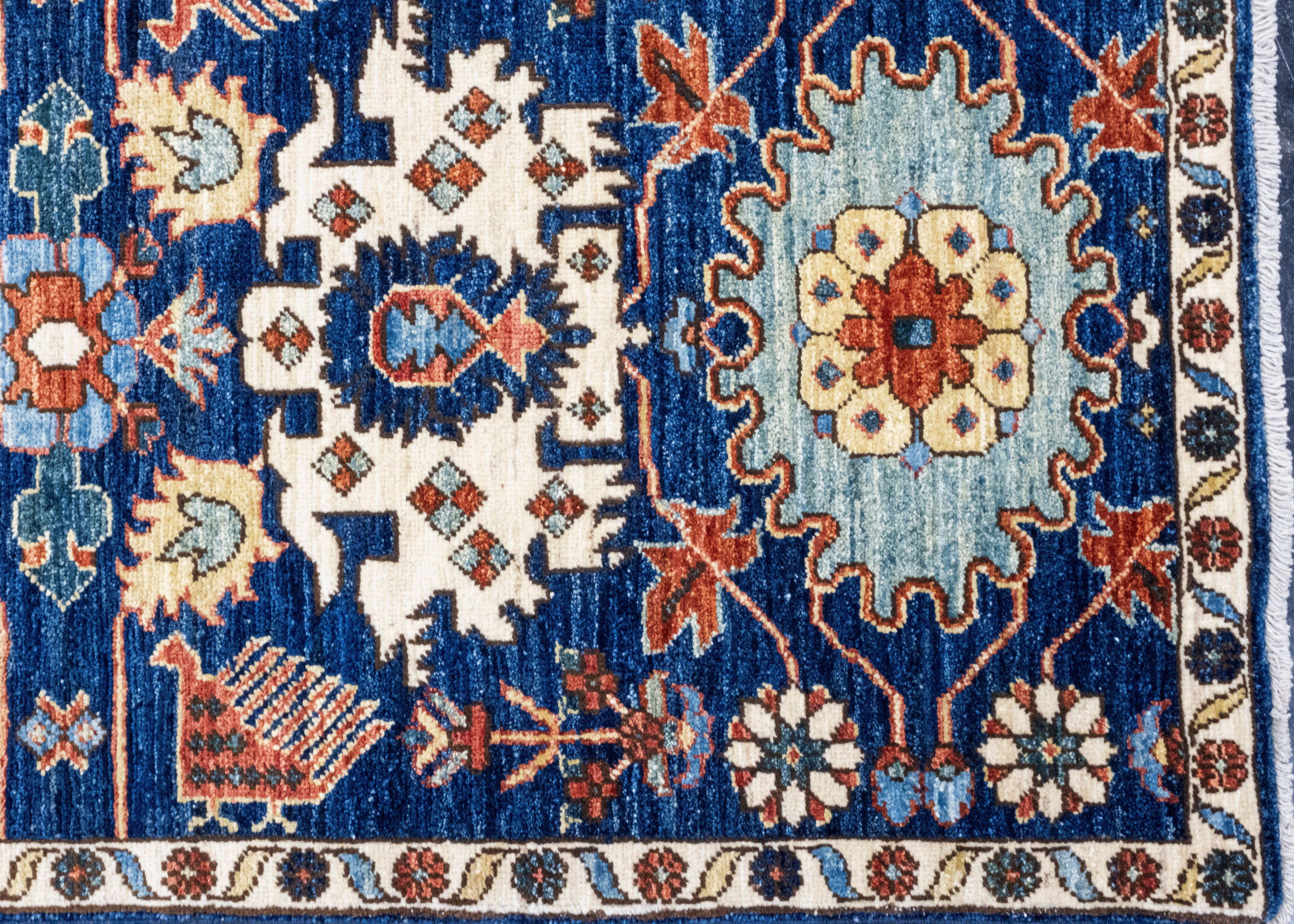 Hand-Knotted Oriental Handmade Rug 2'6