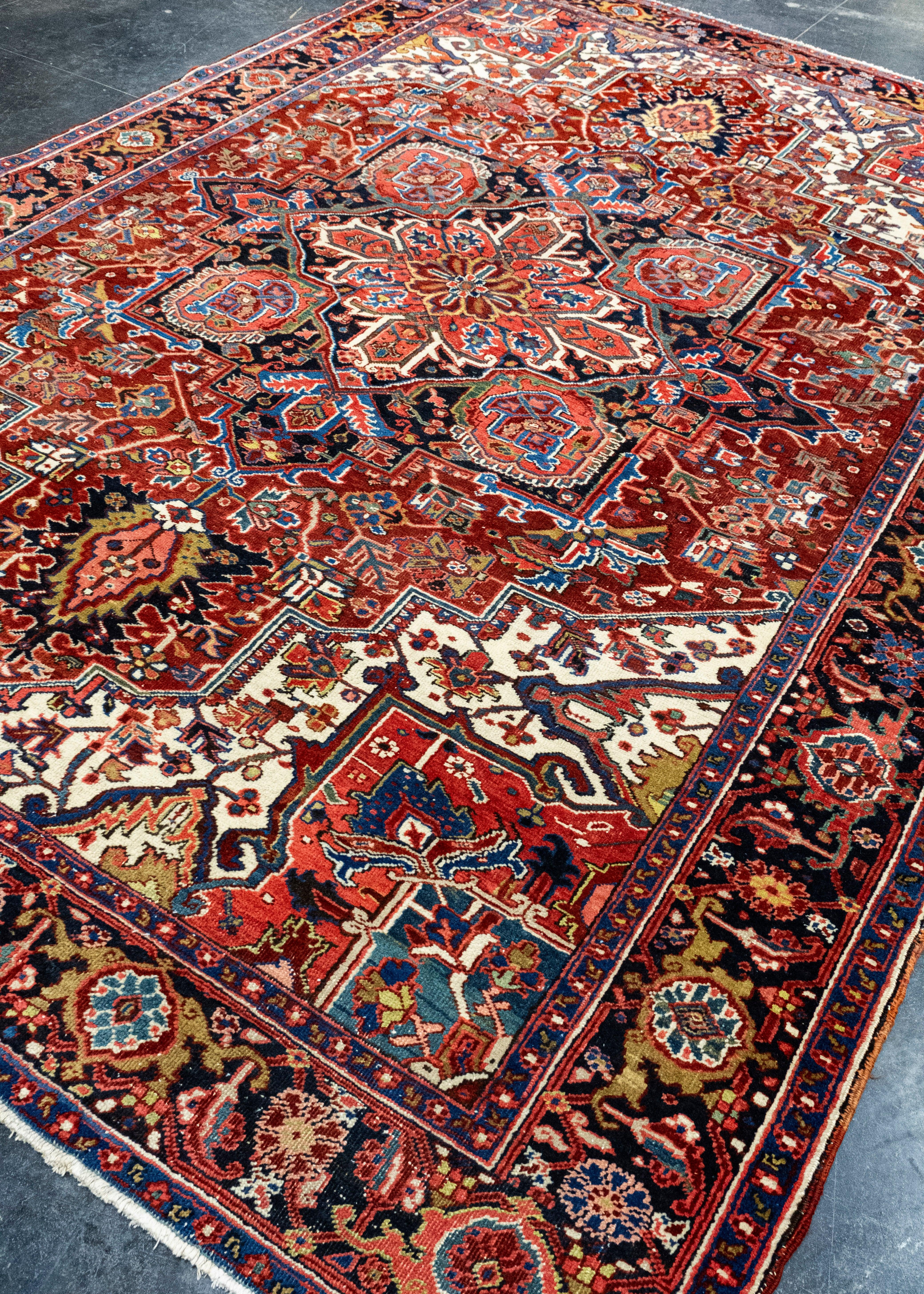 Turco Tappeto Oriental Vintage tessuto a mano 7'10