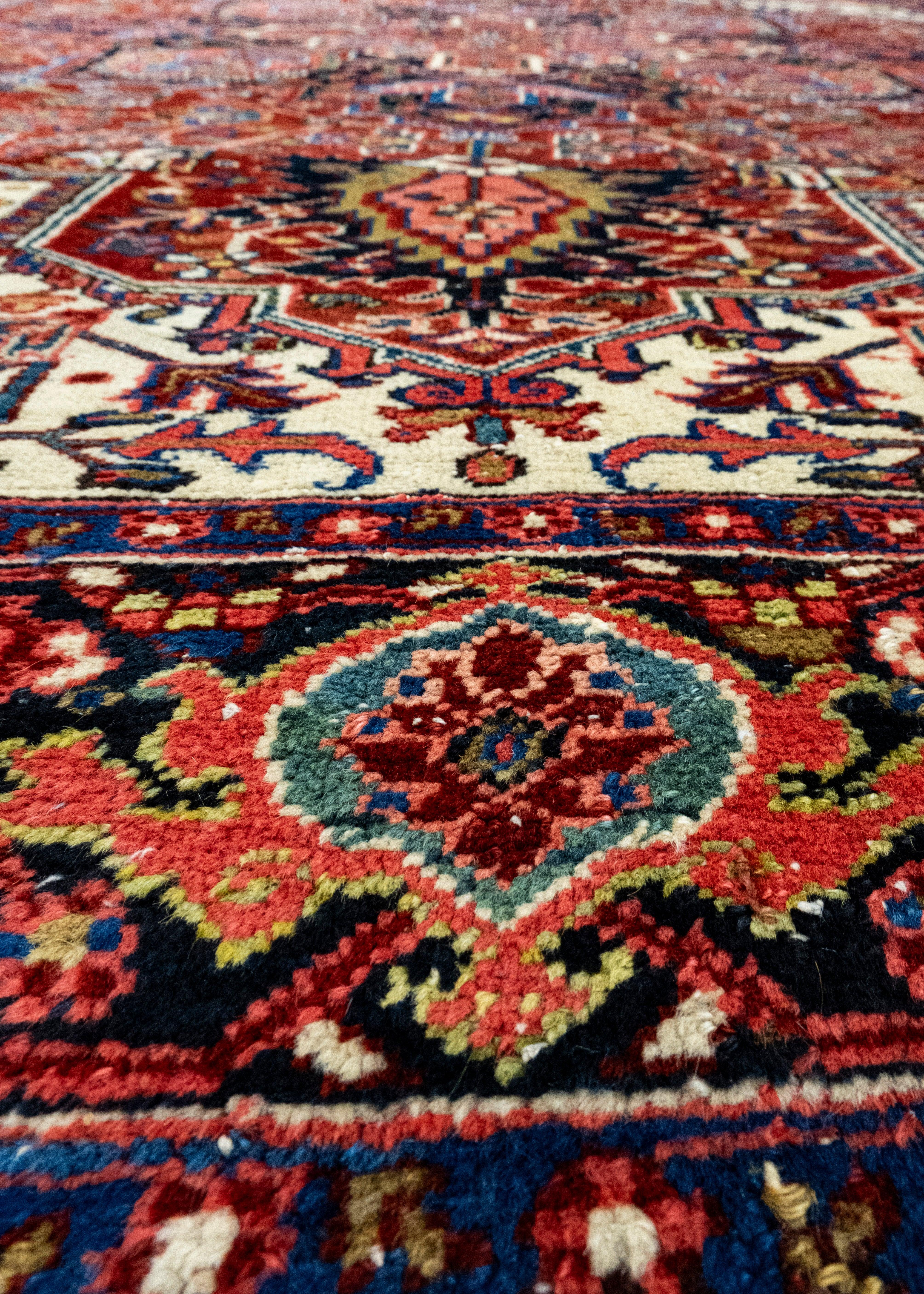 Tappeto Oriental Vintage tessuto a mano 7'10