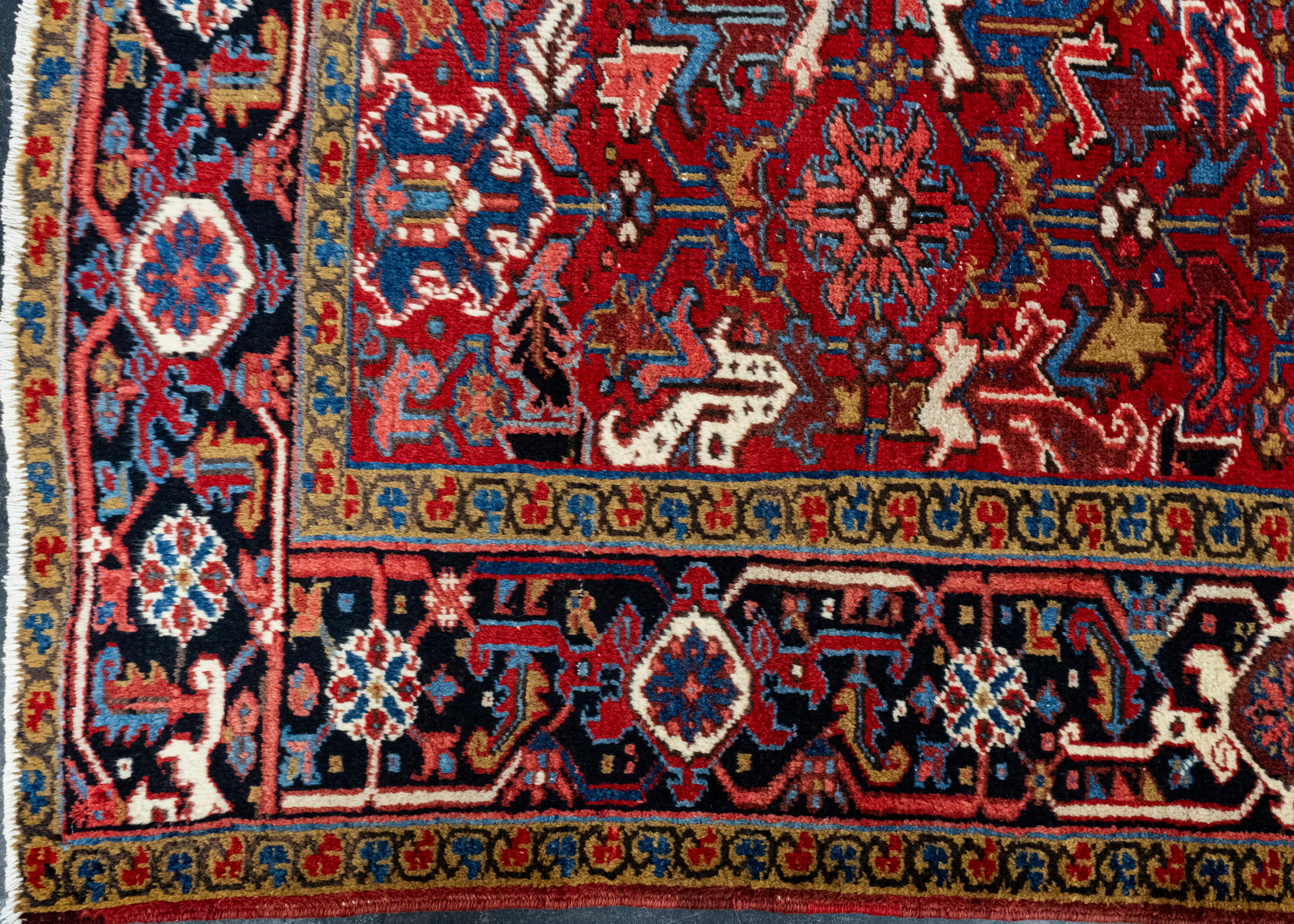 Annodato a mano Oriental Handwoven Vintage Rug 7'10