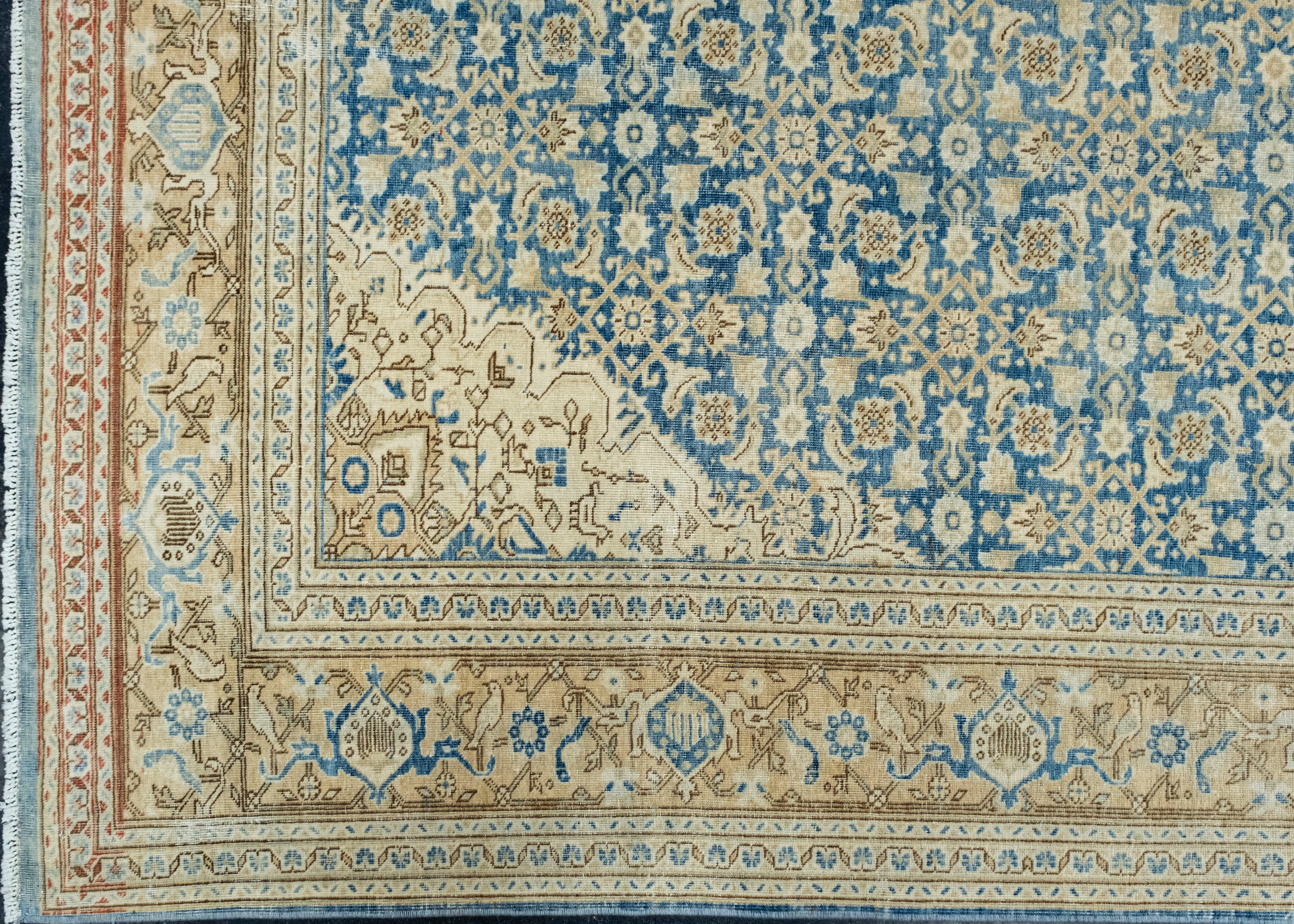 Annodato a mano Tappeto Oriental Vintage tessuto a mano 7'2