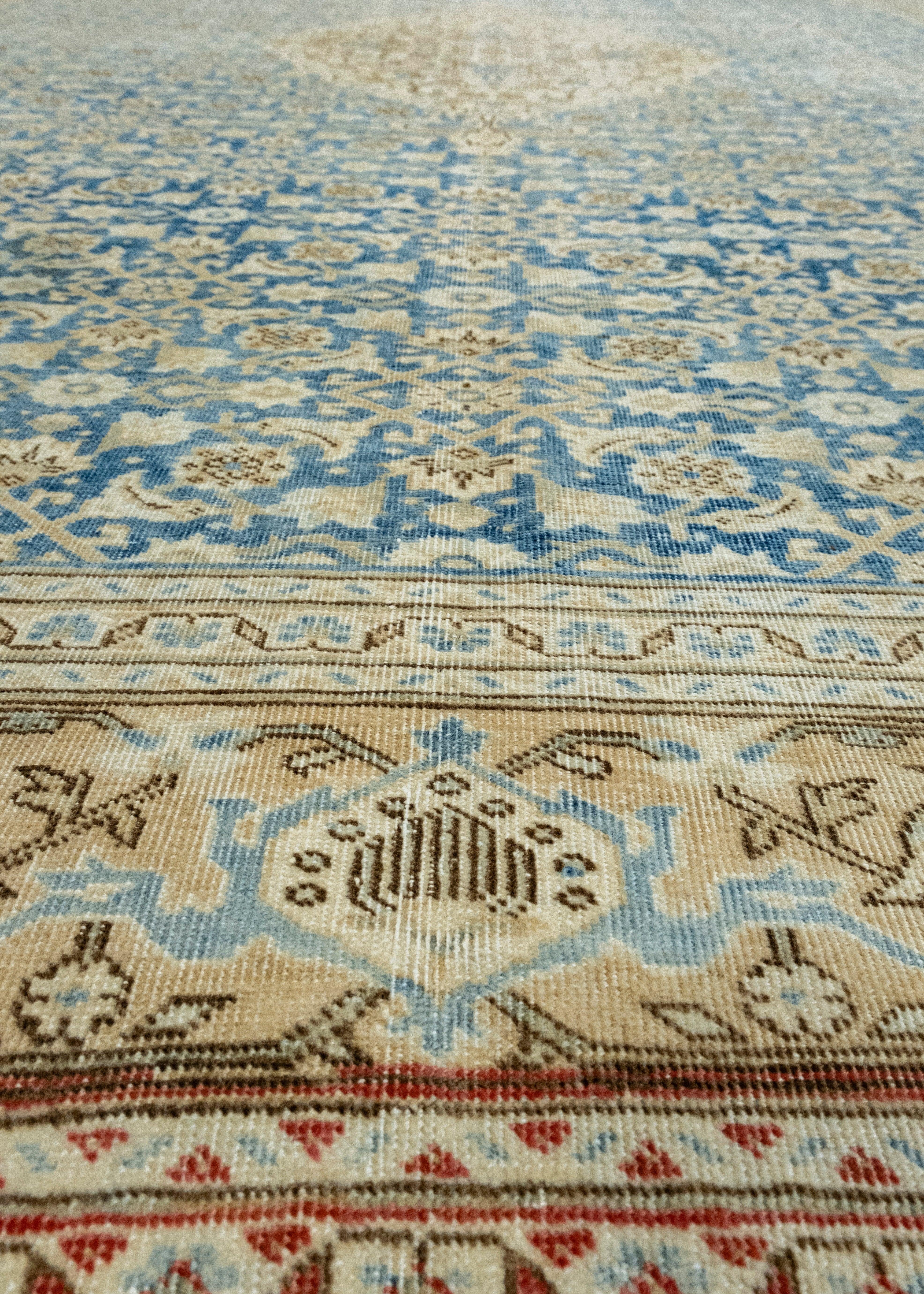 Tappeto Oriental Vintage tessuto a mano 7'2