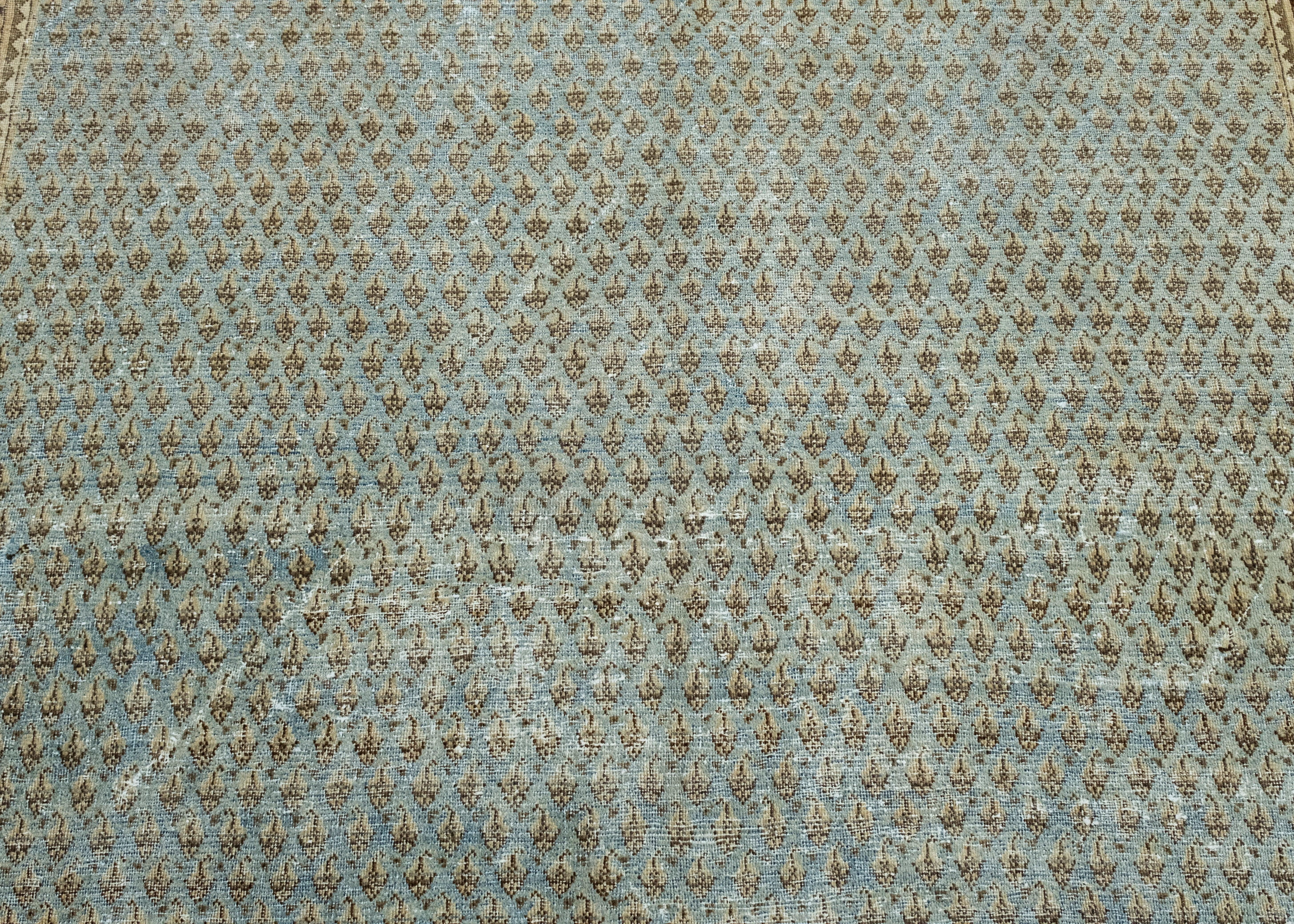 Contemporary Oriental Handwoven Vintage Rug 7'2