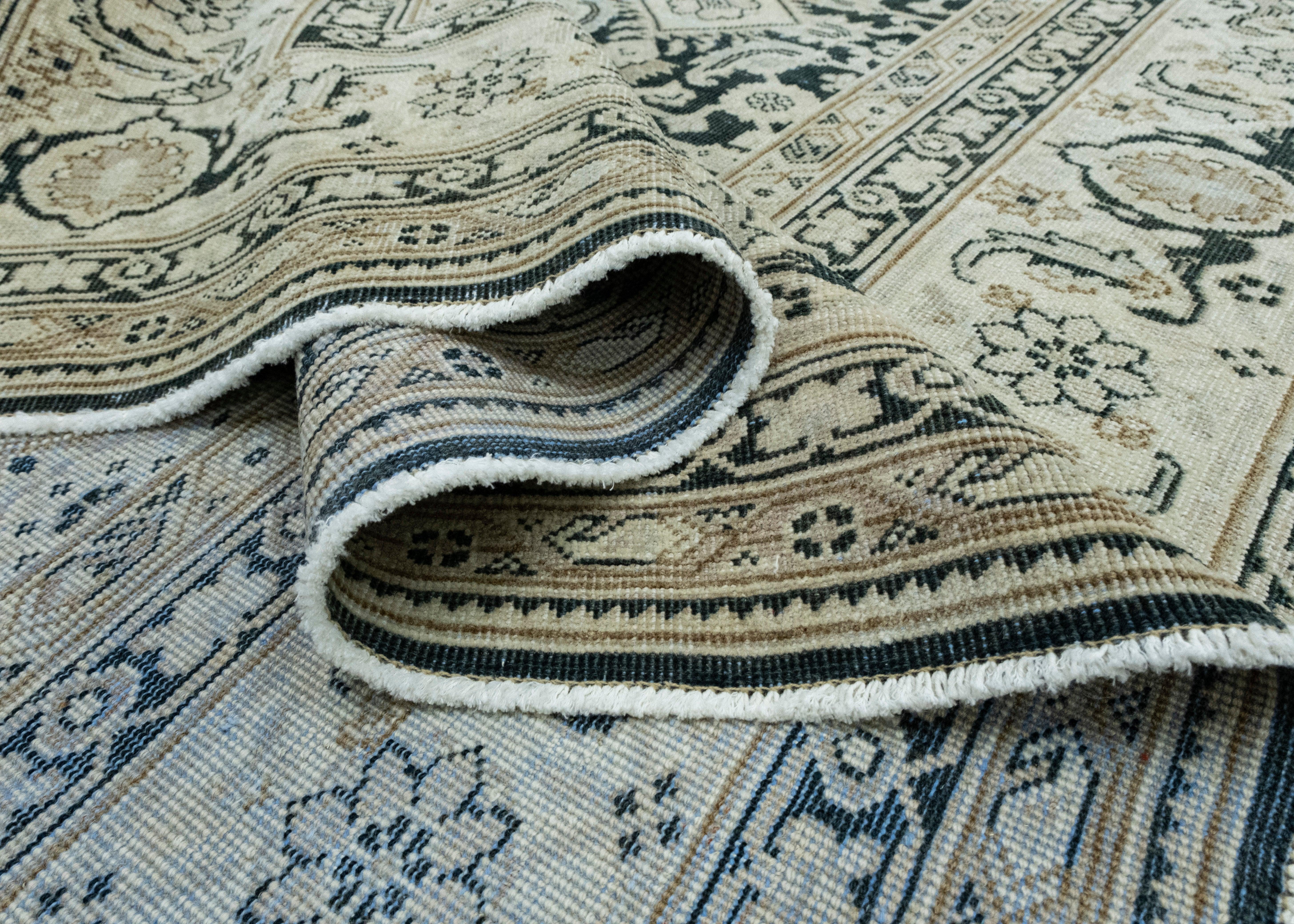 Lana Tappeto Oriental Vintage tessuto a mano 7'3