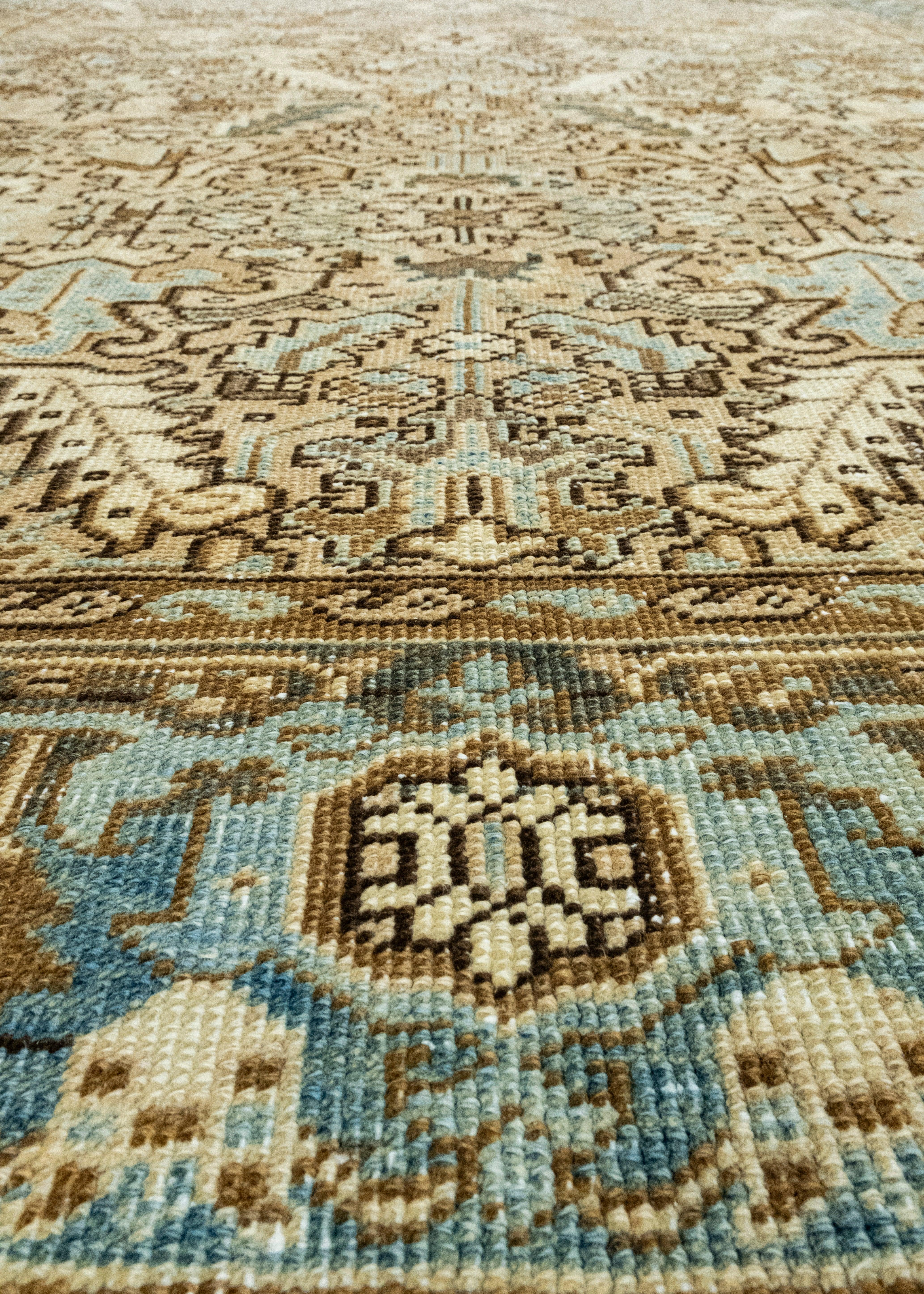 Tappeto Oriental Vintage tessuto a mano 7'4