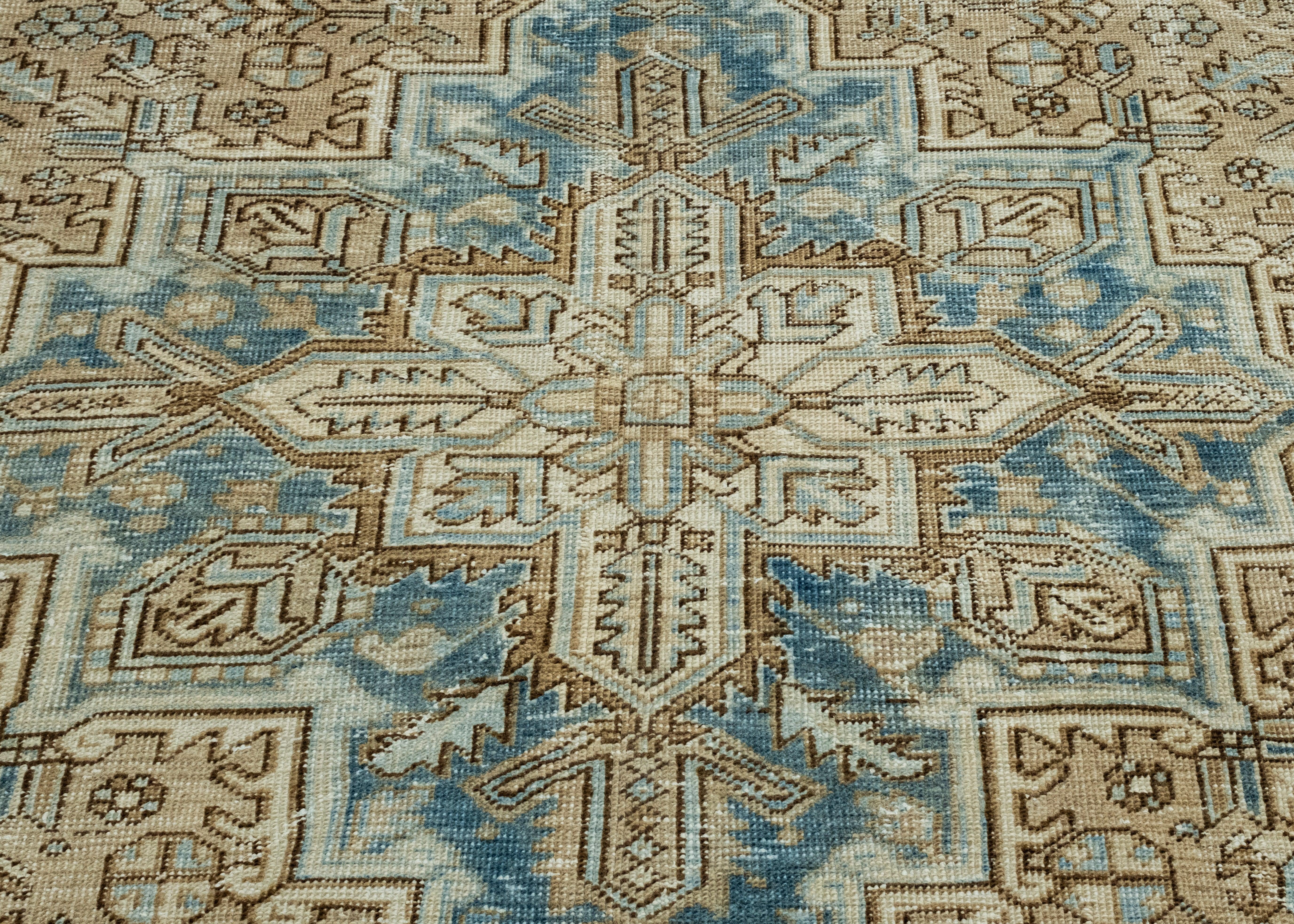 XXI secolo e contemporaneo Tappeto orientale vintage tessuto a mano 7'5