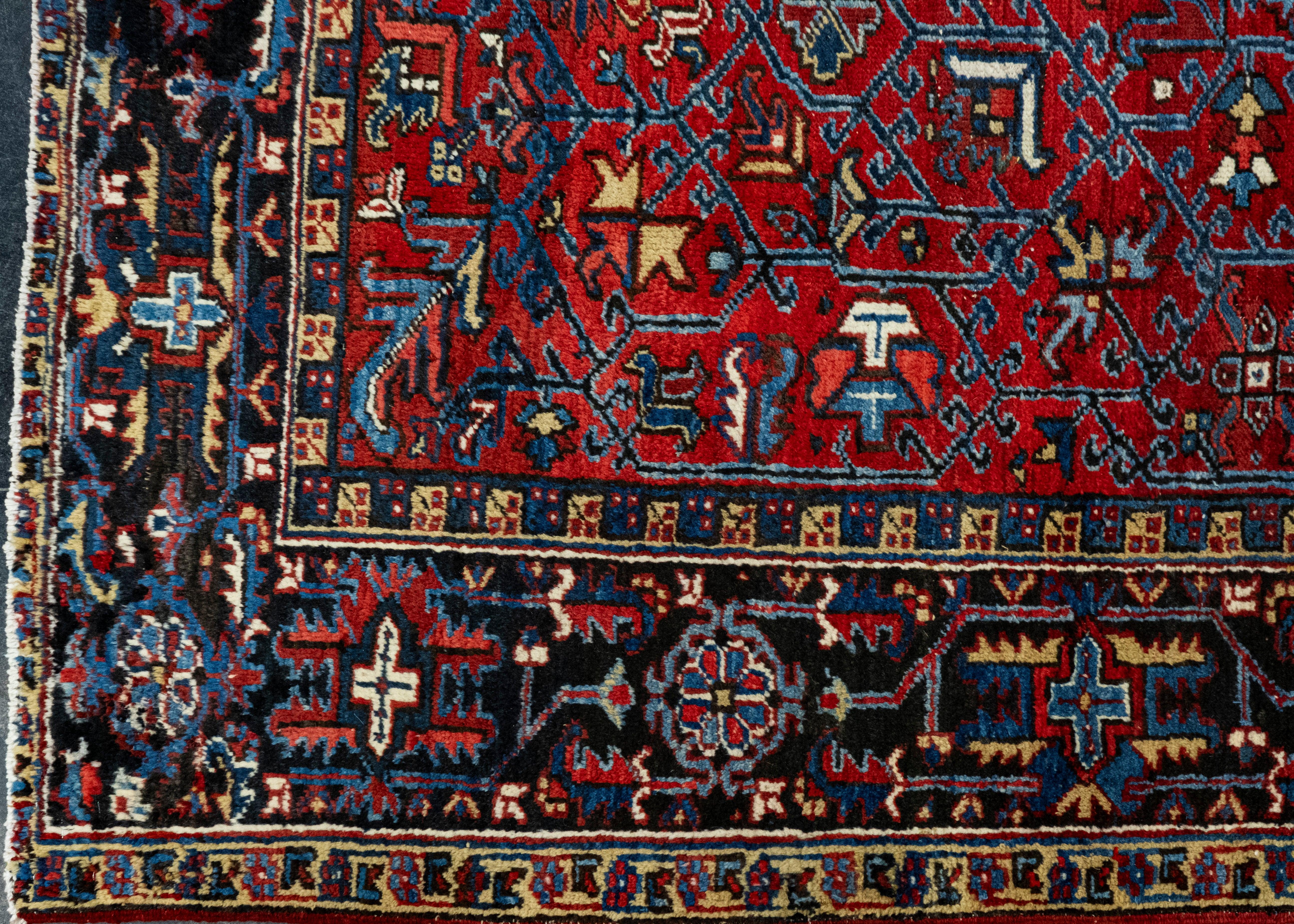 Annodato a mano Oriental Handwoven Vintage Rug 8'4