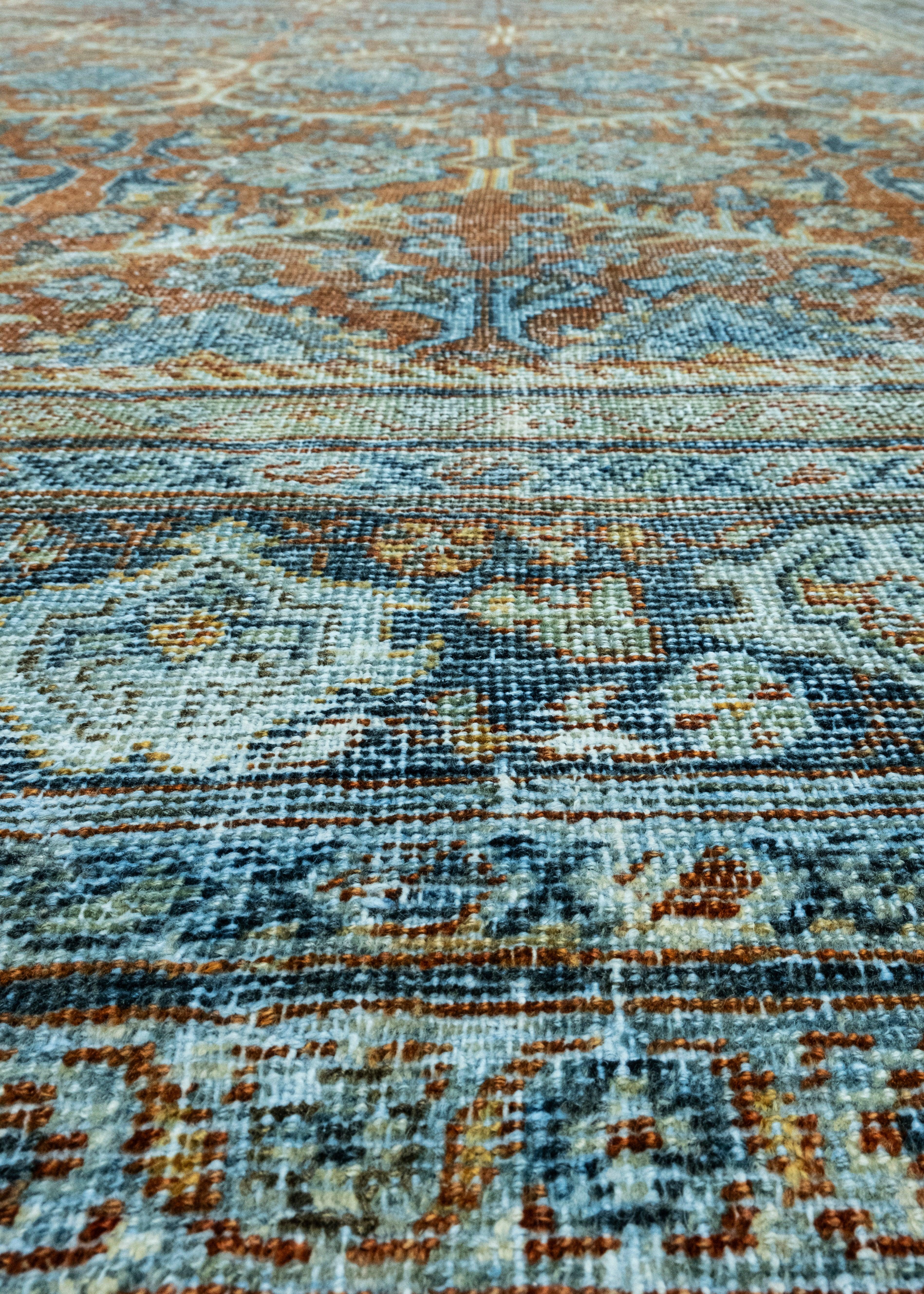 Tappeto Oriental Vintage tessuto a mano 9'7