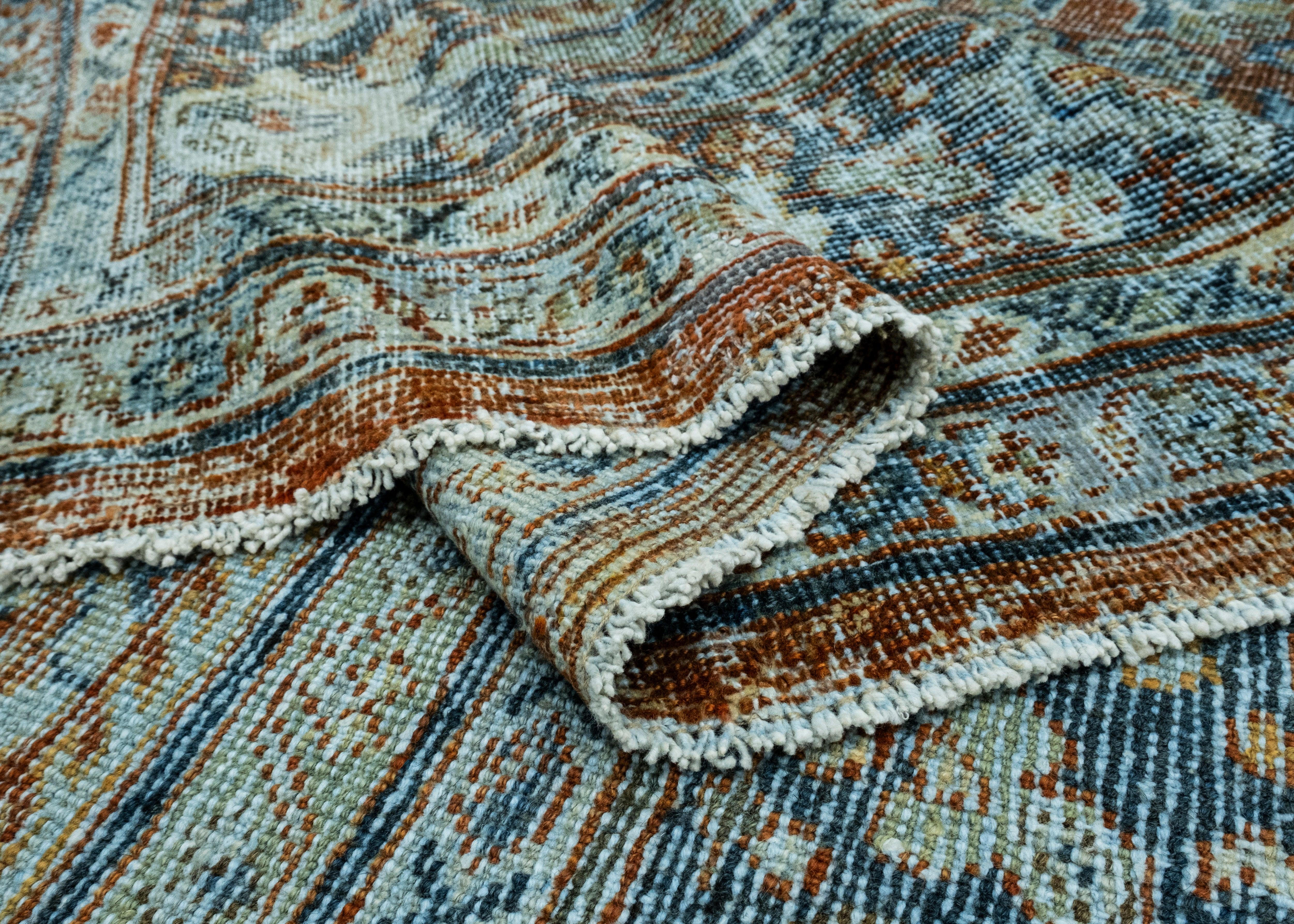 Lana Tappeto Oriental Vintage tessuto a mano 9'7