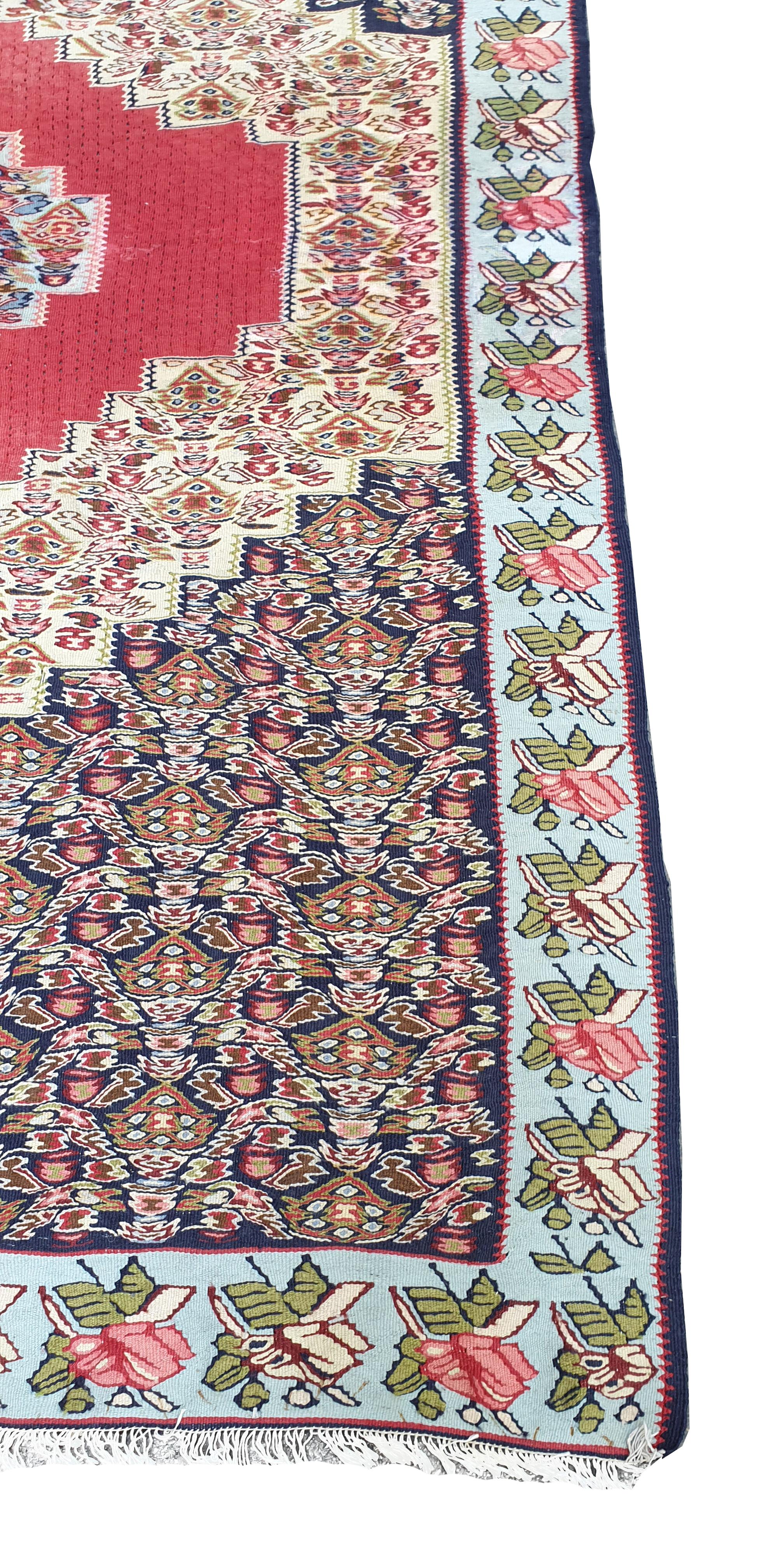 Turkestan 658 -  Oriental Kilim, 20th Century For Sale