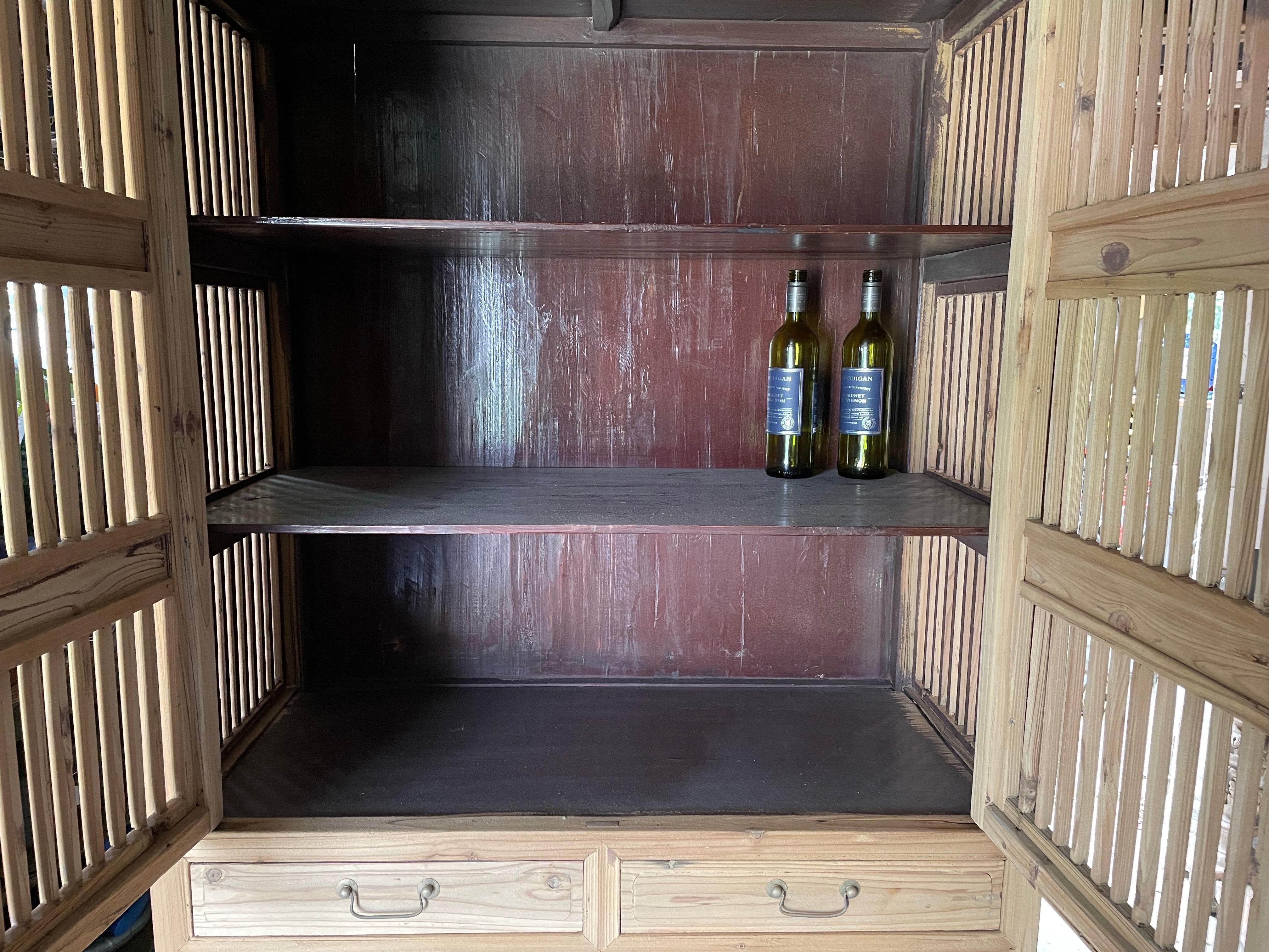 Oriental Kitchen Drinks Cabinet Cupboard For Sale 4