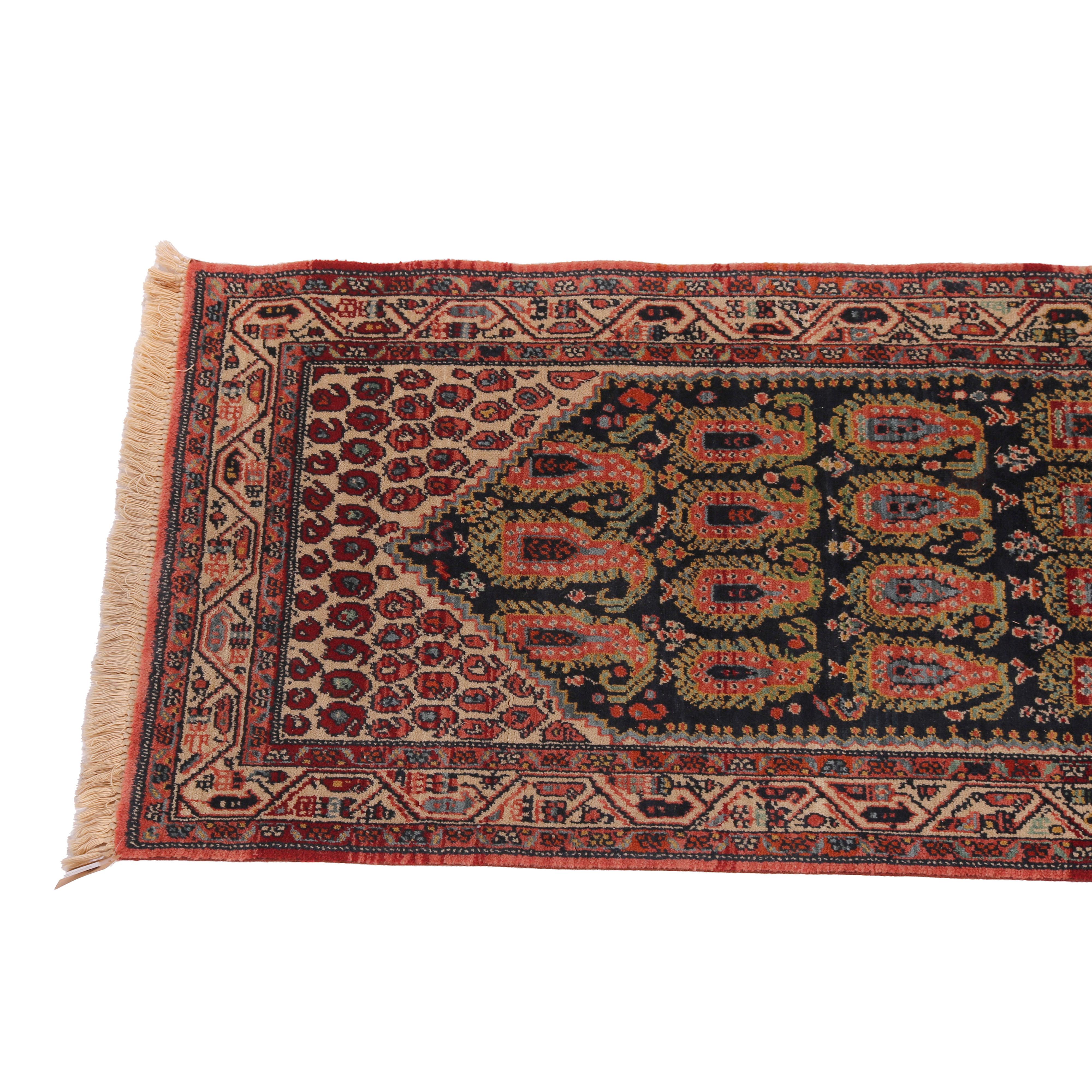 Oriental Long Runner with Repeating Boteh Pattern Circa 1950

Measures - 133.5