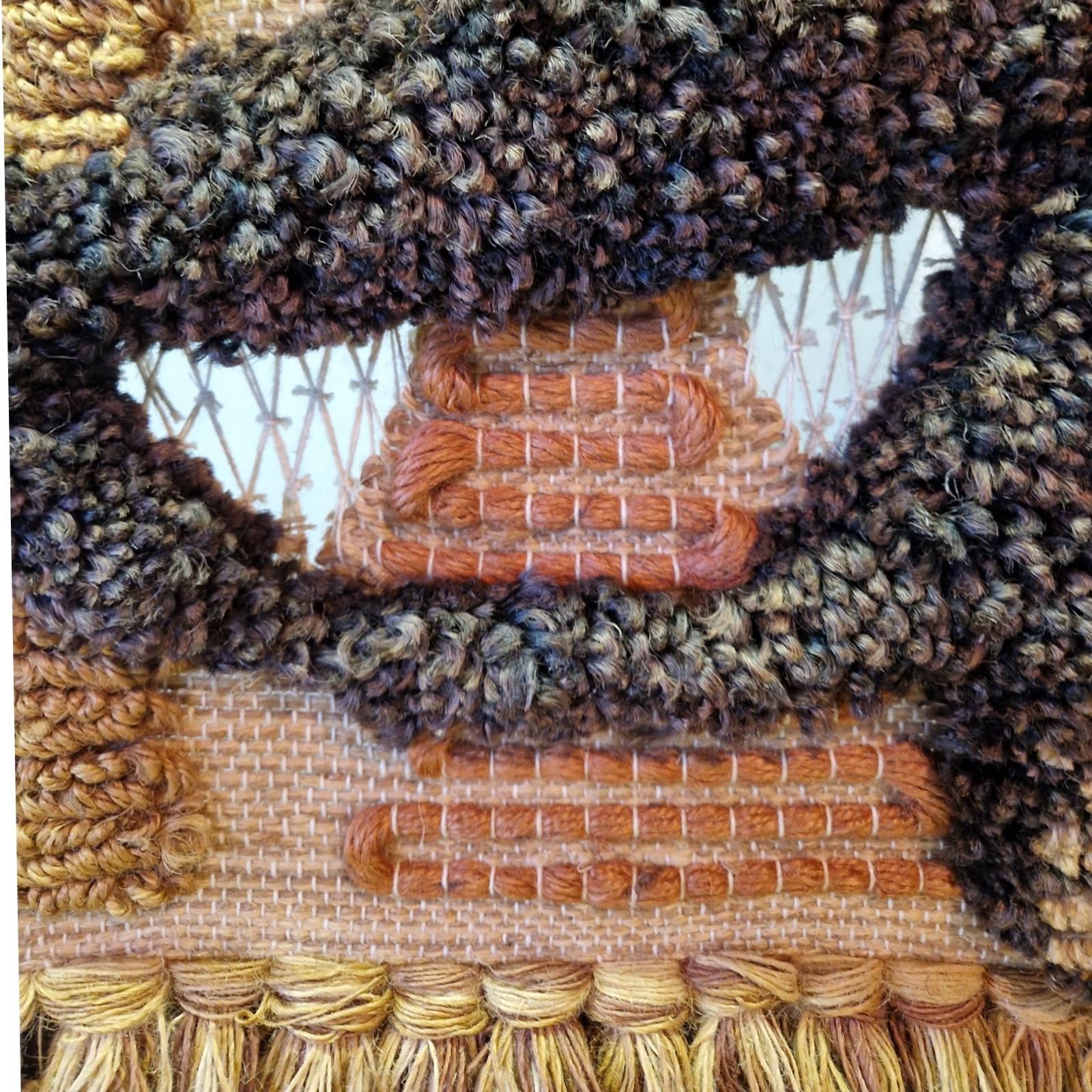 Colgante de pared artesanal de macramé oriental, Oriente Medio Años 60 en Bueno estado para la venta en ECHT, NL