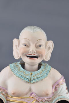 Oriental Nodding Porcelain Figurine, after 18th Century Models from Meissen