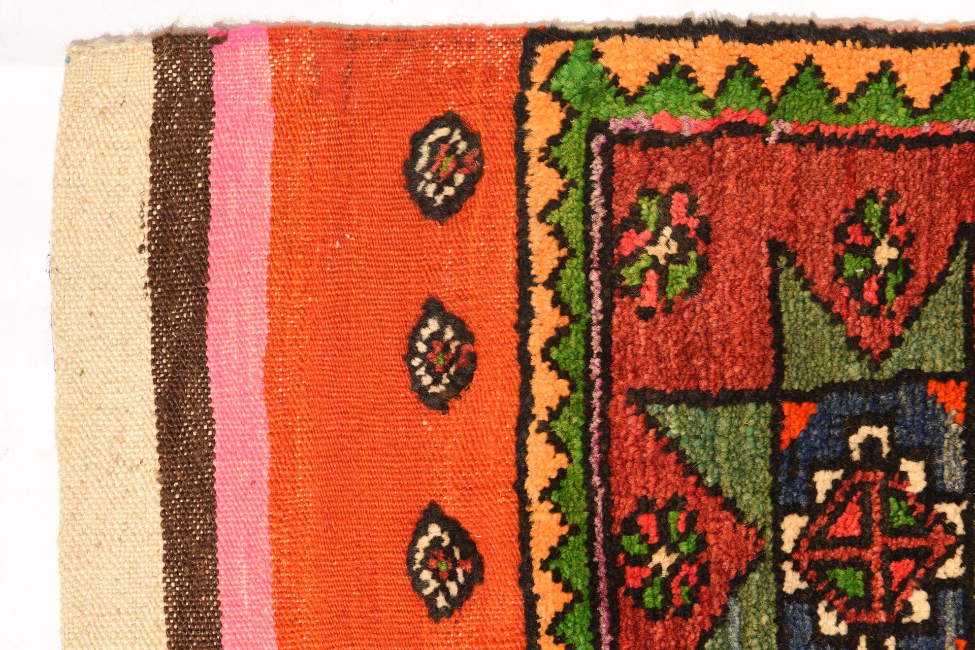 Kilim nómada oriental por una alforja Turco en venta