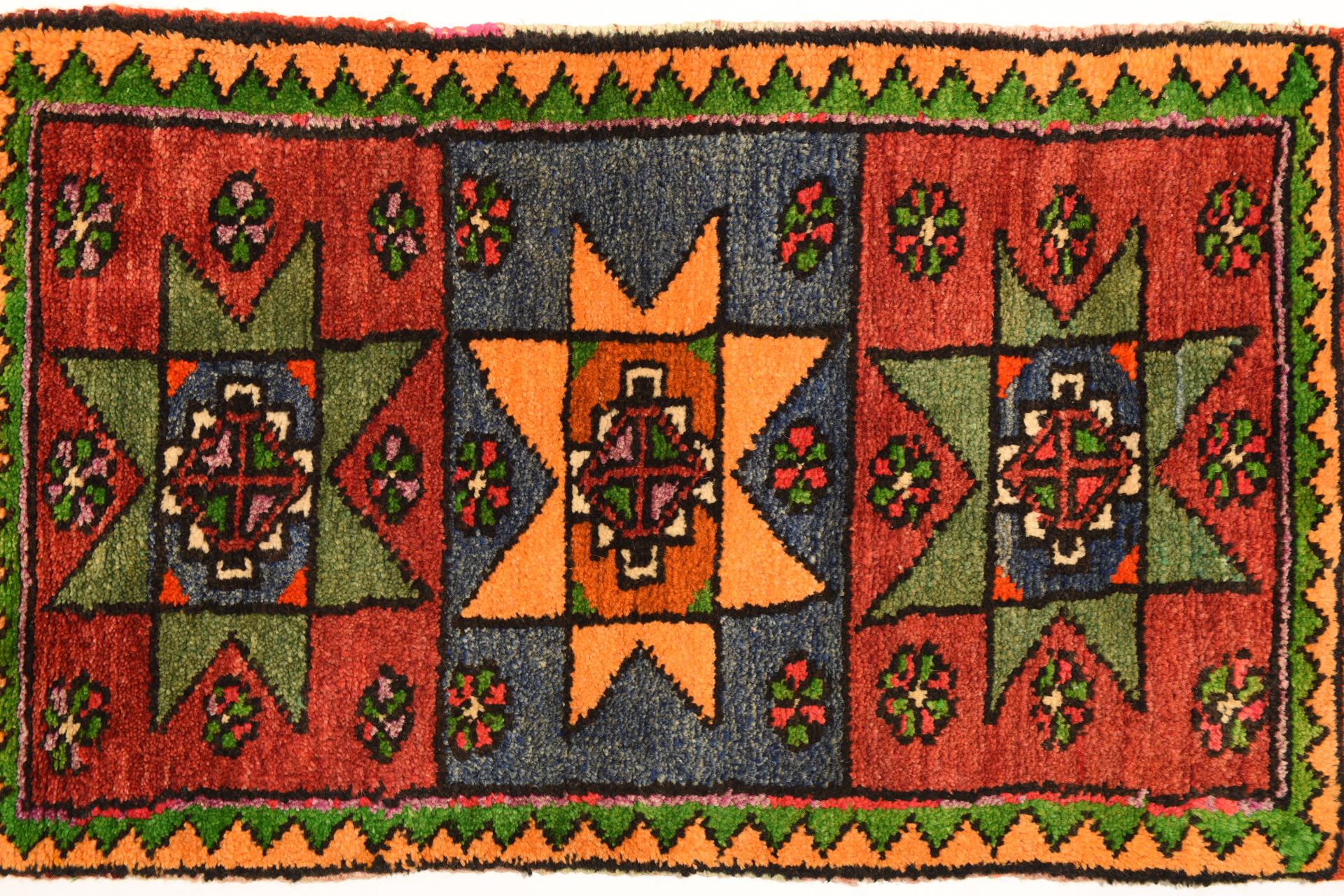 Kilim nómada oriental por una alforja en Excelente estado para la venta en Alessandria, Piemonte