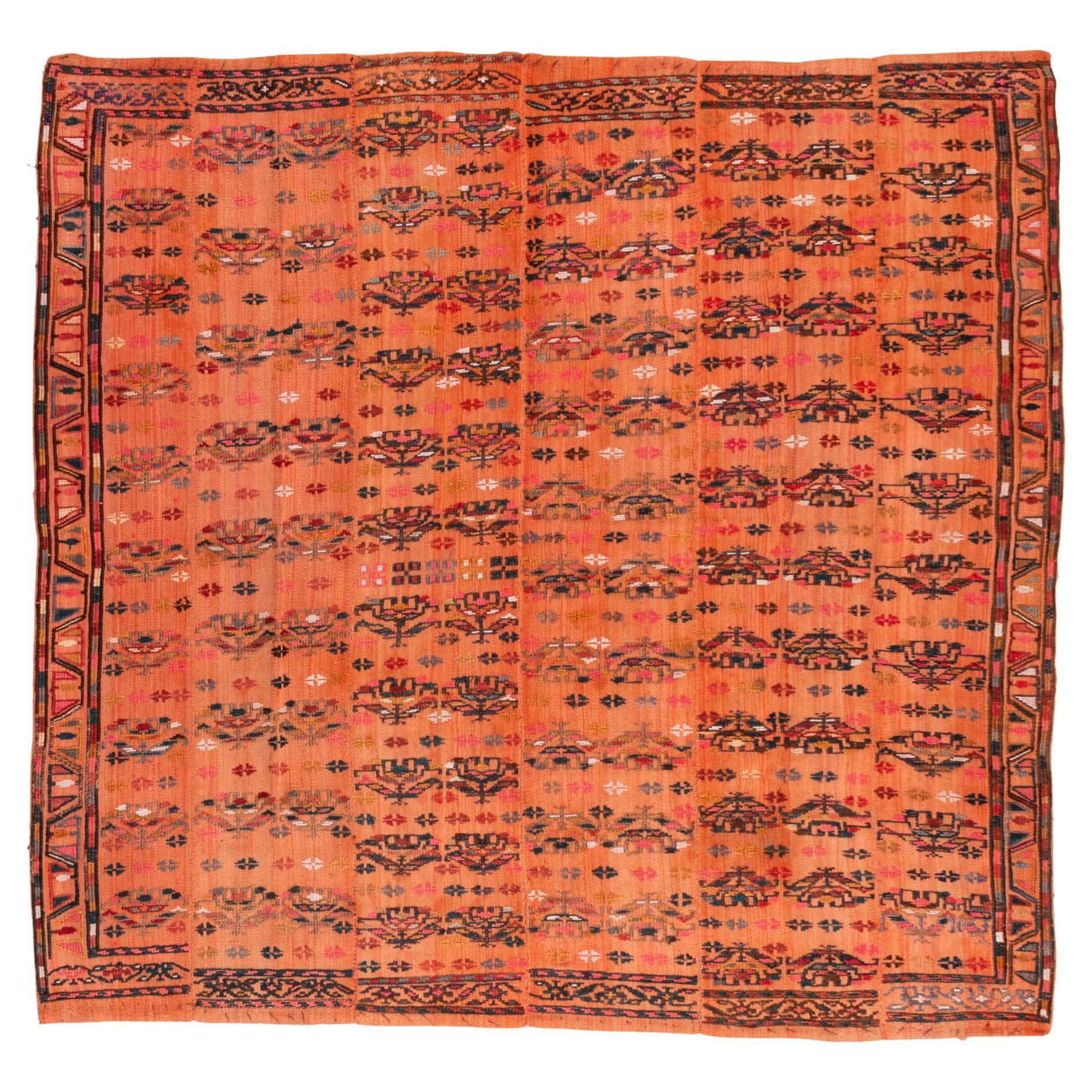 Oriental Old "Cicim" Embroidered Fabric