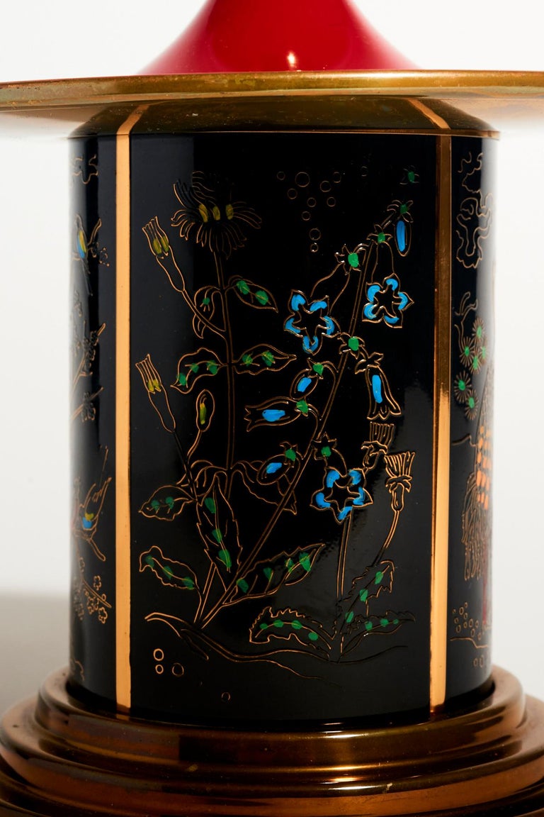 Oriental Pagoda Cigarette Dispenser at 1stDibs