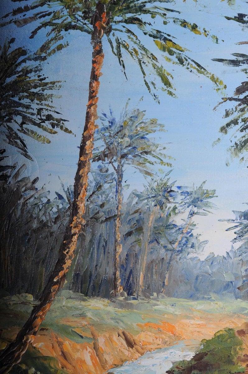 Oriental Painter Oil Painting O. Birkholz en venta 3