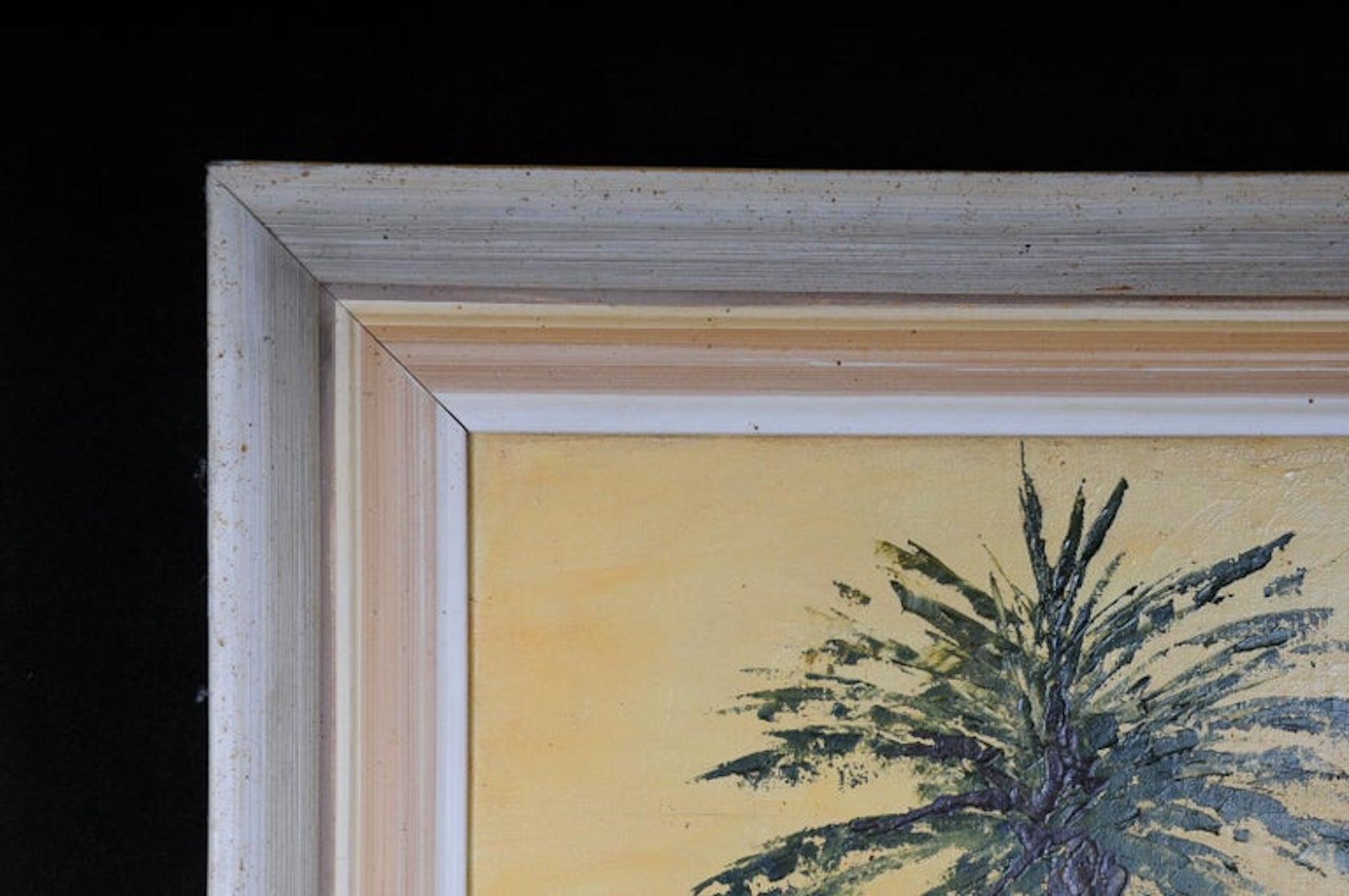 Oriental Painter Oil Painting, Signed O. Birkholz in vendita 3