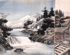 Oriental Painting, of Three Pictures