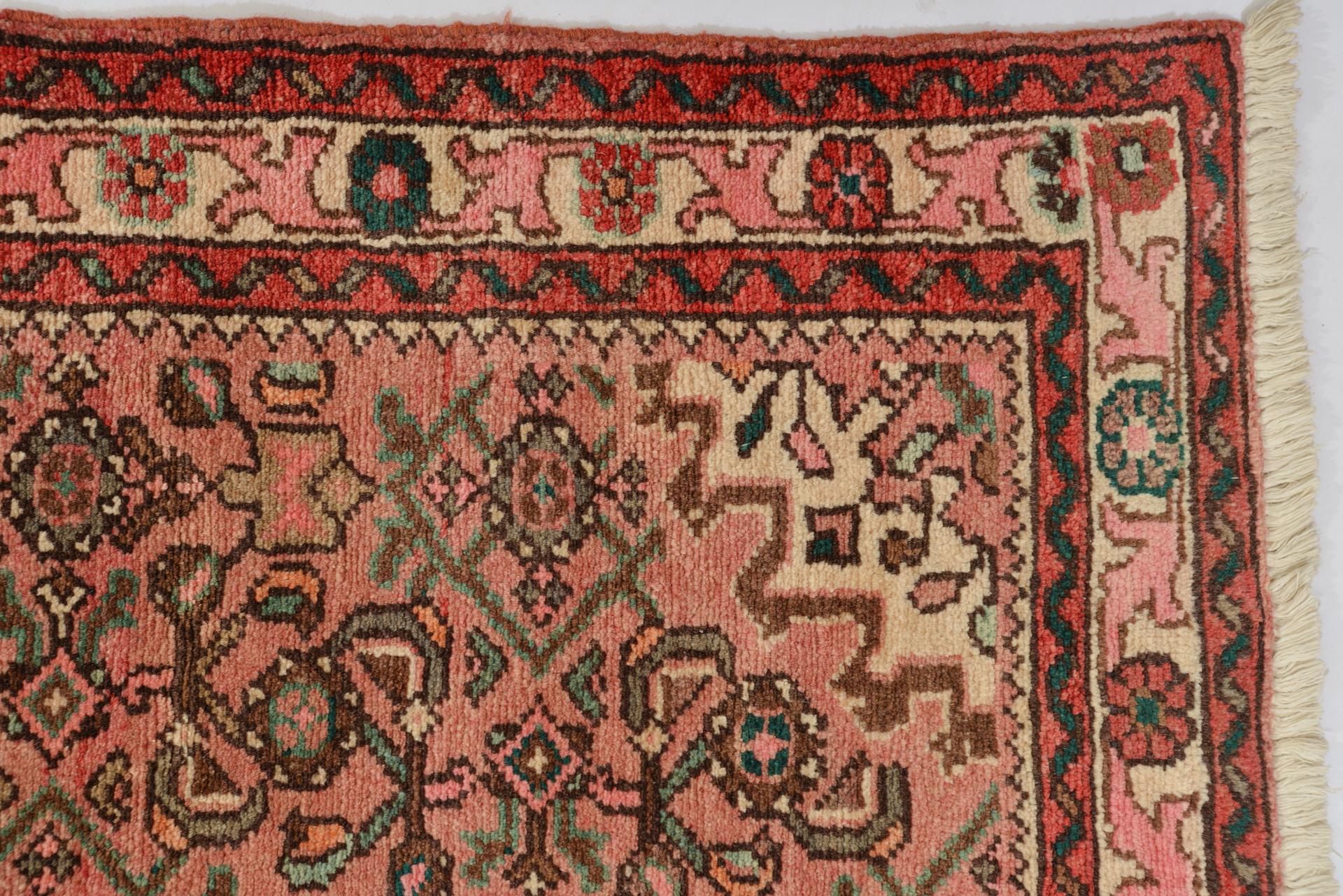 20th Century Oriental Pastel Runner Carpet For Sale