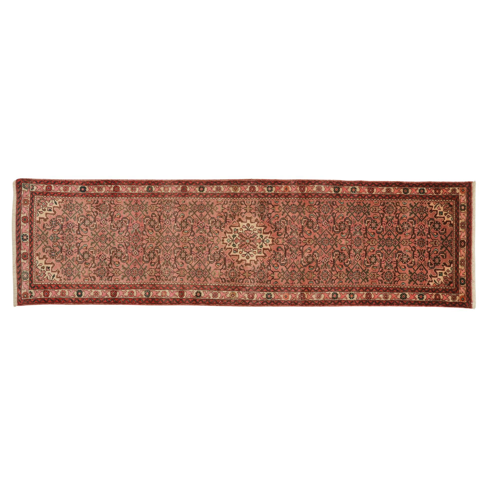 Oriental Pastel Runner Carpet For Sale
