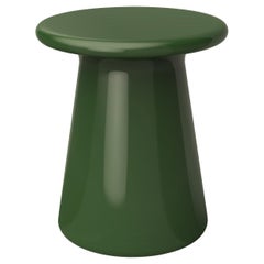 Oriental Pine Green Glazed Ceramic Stool