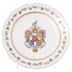Oriental porcelain - Coat of arms plate - East India Company