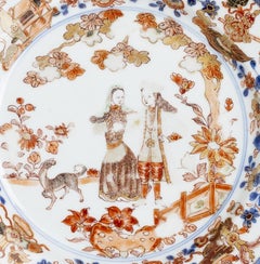 Orientalisches Porzellan – Imari-Teller – Gouverneur Duff und seine Frau