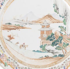 Oriental porcelain - Large plate - East India Company