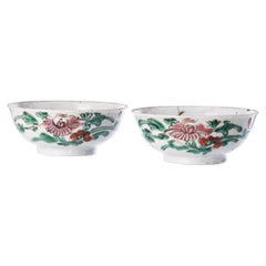 Oriental porcelain - Pair of goblets - East India Company