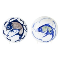 Oriental porcelain - Pair of soup plates