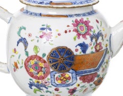 Oriental porcelain - Tobacco leaf teapot - East India Company