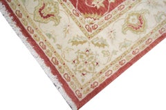 Alfombras orientales rojas para el salón Alfombra hecha a mano Alfombras florales Ziegler en venta CHR73