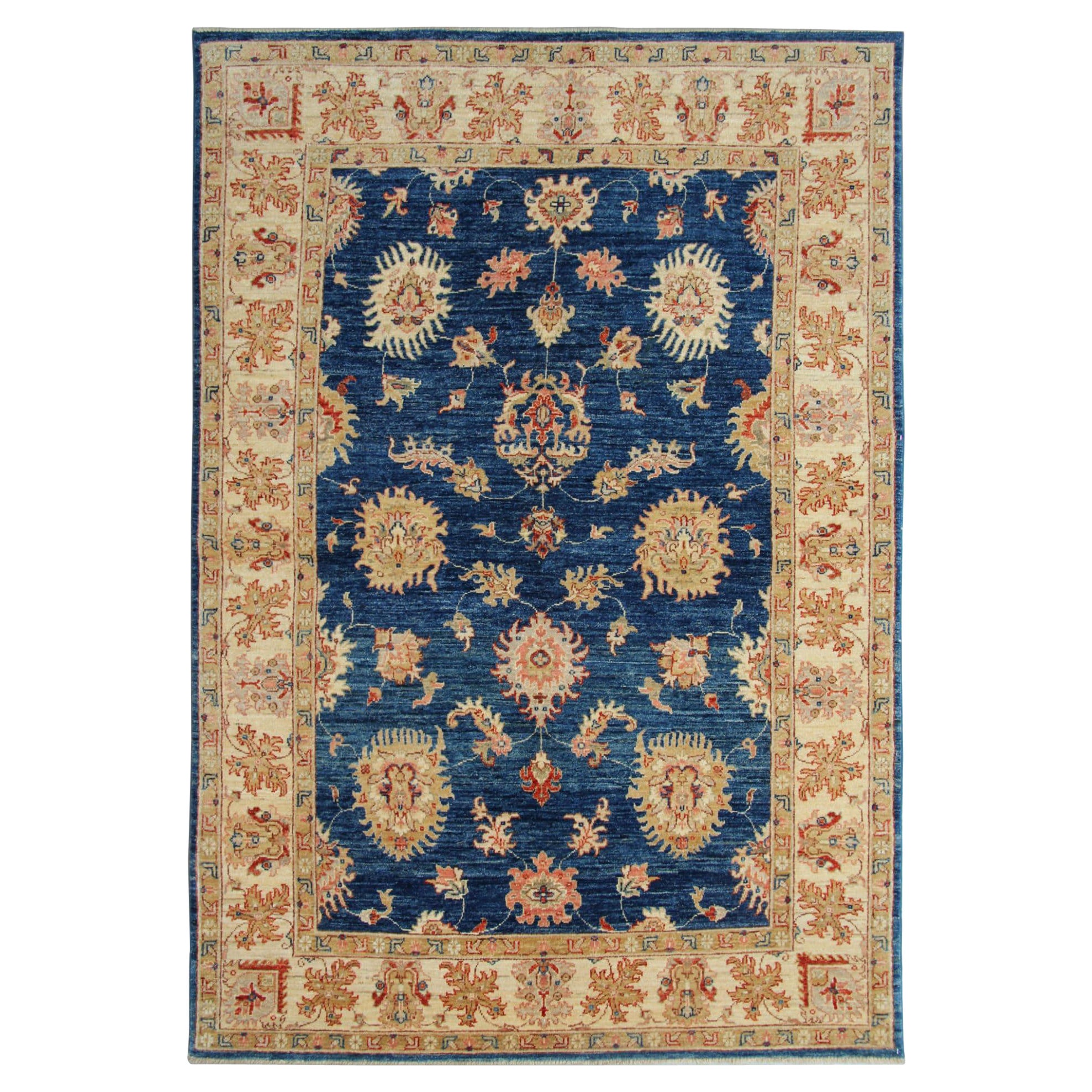 Tappeto orientale blu Zeigler Carpet Tappeto da camera fatto a mano in vendita