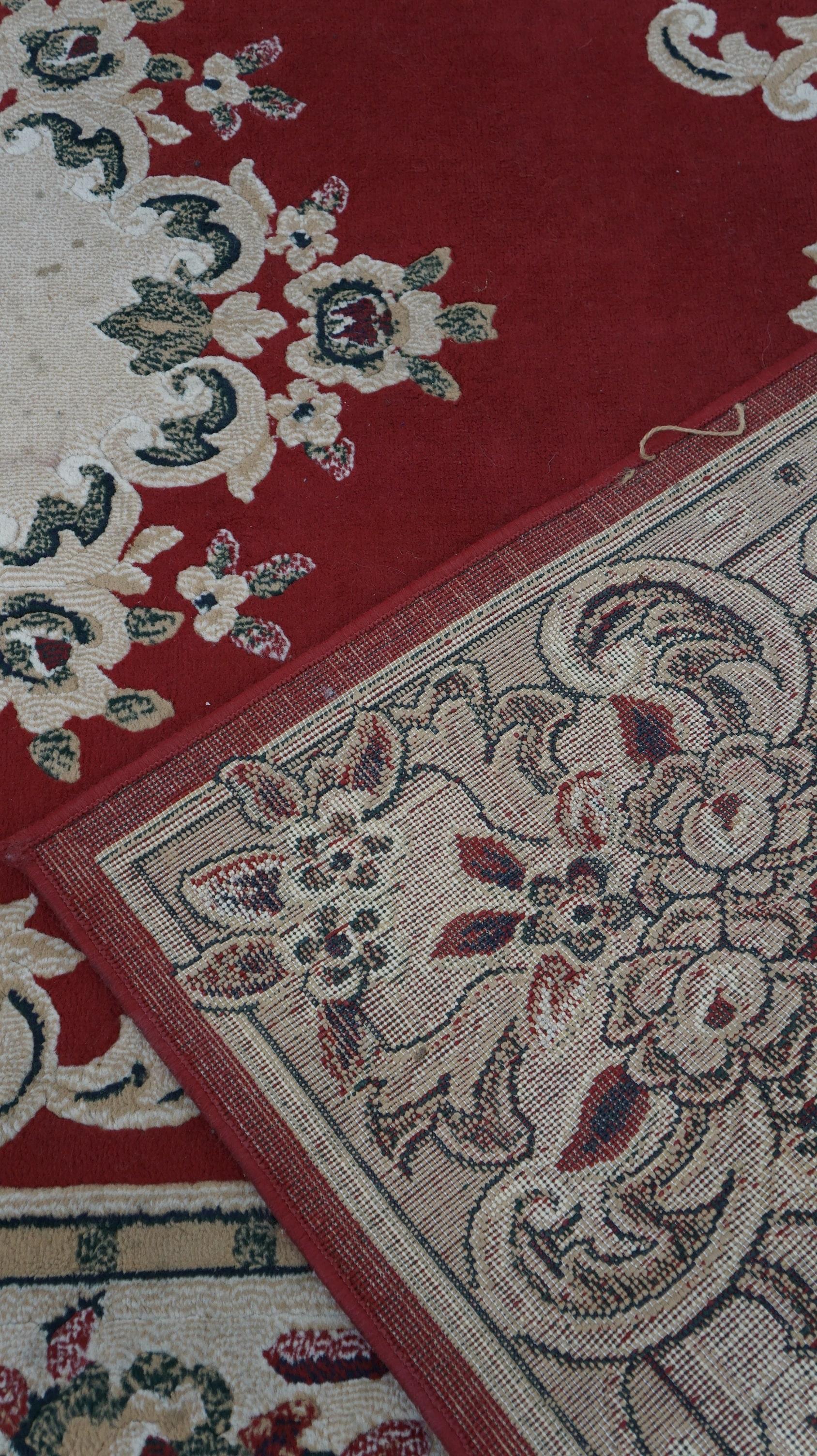 Tapis oriental rouge/beige et vert, 267 x 180 cm en vente 2