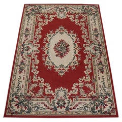 Tappeto orientale di colore rosso/beige e verde, 267 x 180 cm
