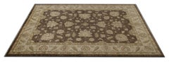 Orientalischer handgefertigter orientalischer Teppich in floralem Design, Wohnzimmer im Angebot