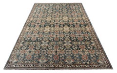 Oushak Rugs, Oriental Rug Handmade Carpet Vintage Rugs Traditional Turkish Rugs