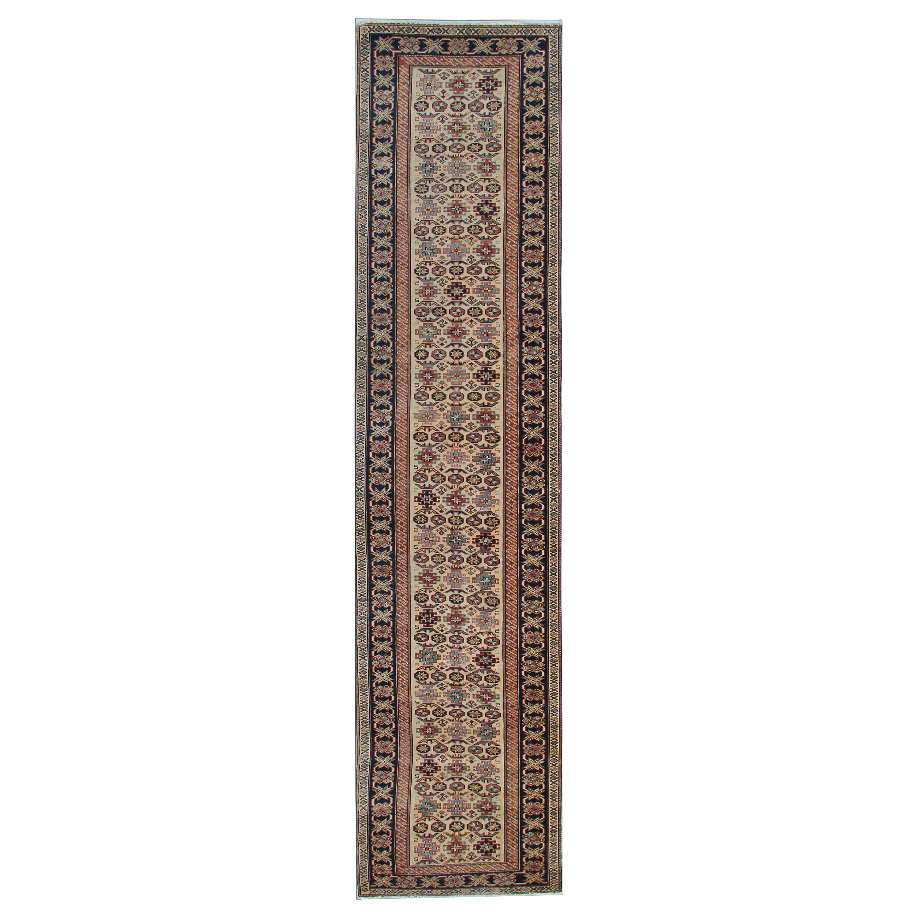 Oriental Rug Modern Kazak Runner Rugs, Handmade Stairway Carpet Rug
