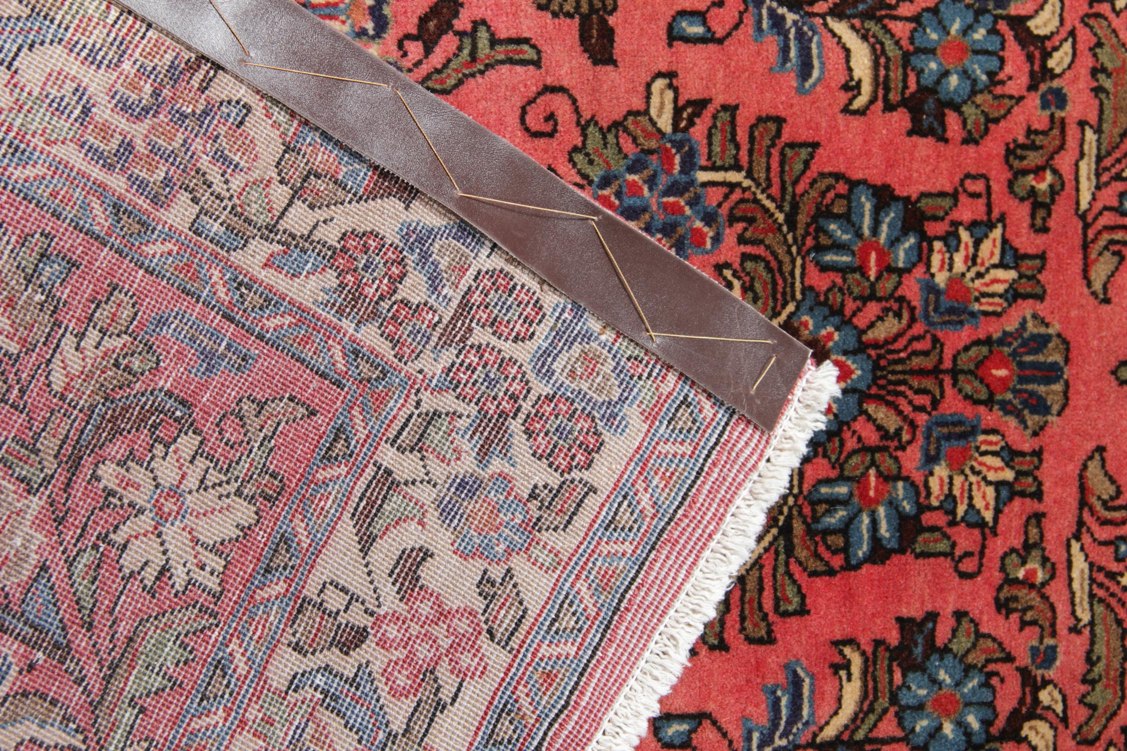 Azerbaijani Oriental Rugs and Runners, Red Wool Runner Rug Handmade Oriental Carpet For Sale