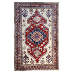 Oriental Rugs, Handmade Carpet Cream Geometric Rugs for Sale
