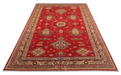 Oriental Rugs, Large Handmade Carpet Red Rugs, Traditional Rugs Sale
