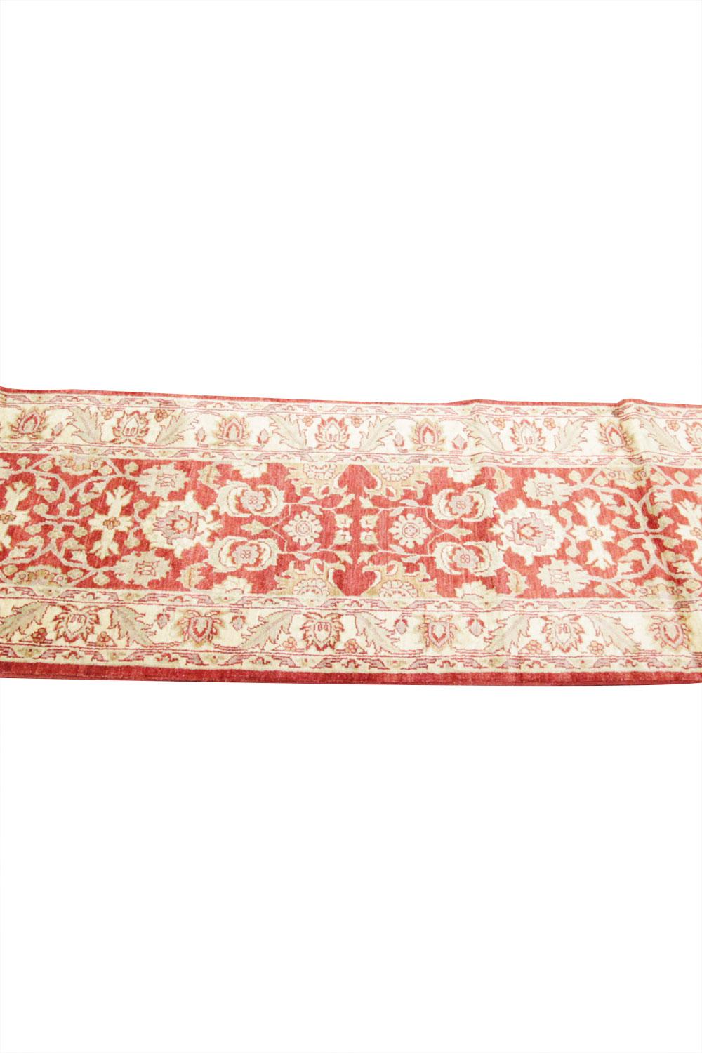 Late 20th Century Oriental Runner Rug, Handmade Long Hallway Carpet / Stairway Rug For Sale