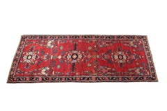 Oriental Runner Rug Traditional Wool Red Carpet Hand Woven Floral