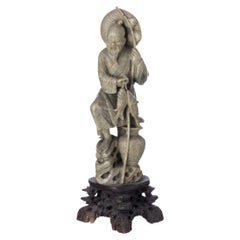 Oriental sculpture - Chinese fisherman