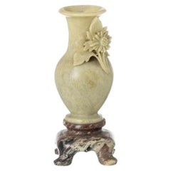 Oriental Sculpture - Soapstone Vase
