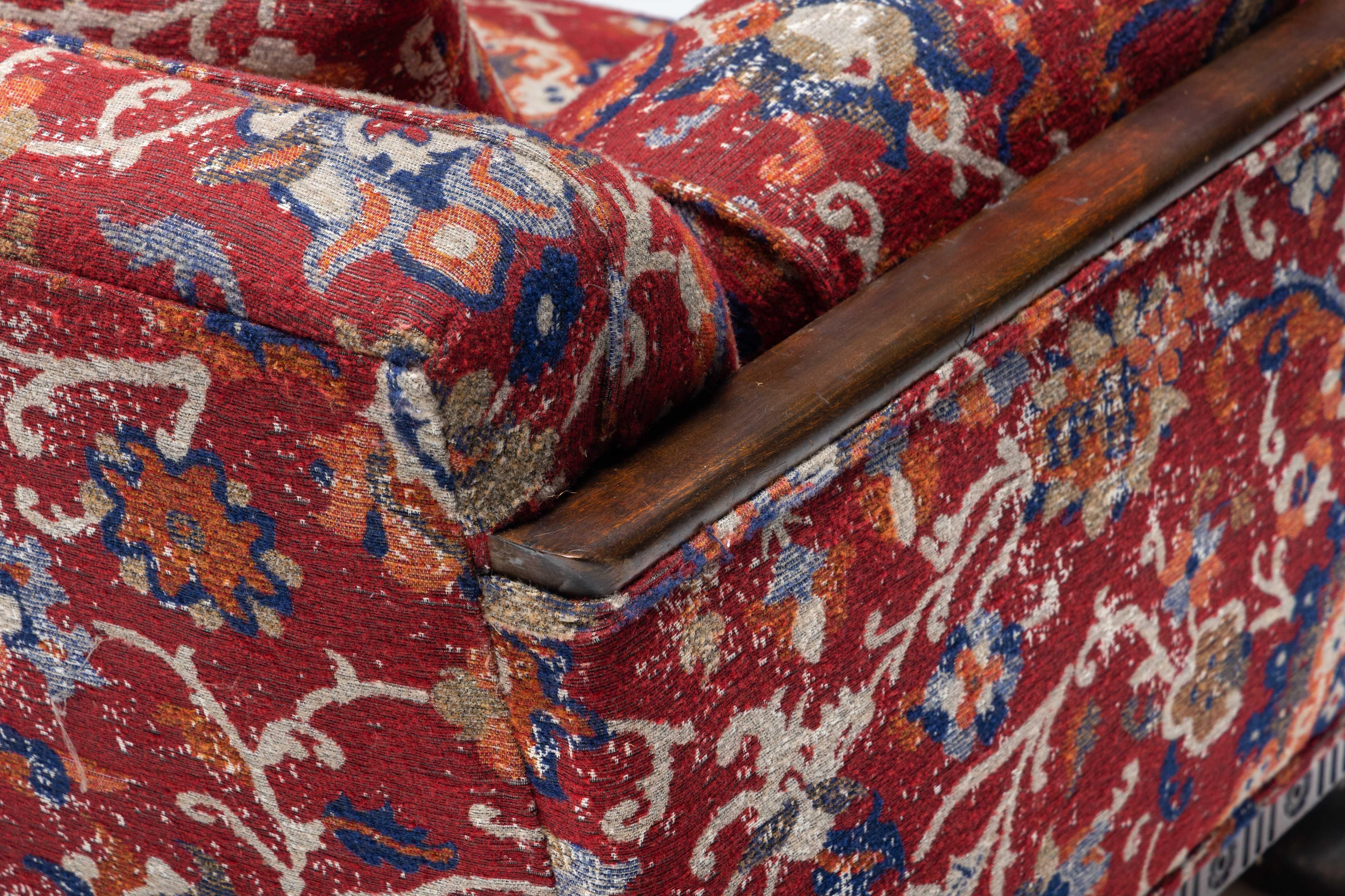 Orientalisches Sofa im Chippendale-Stil mit Krallenfüßen, 1900er Jahre im Angebot 6