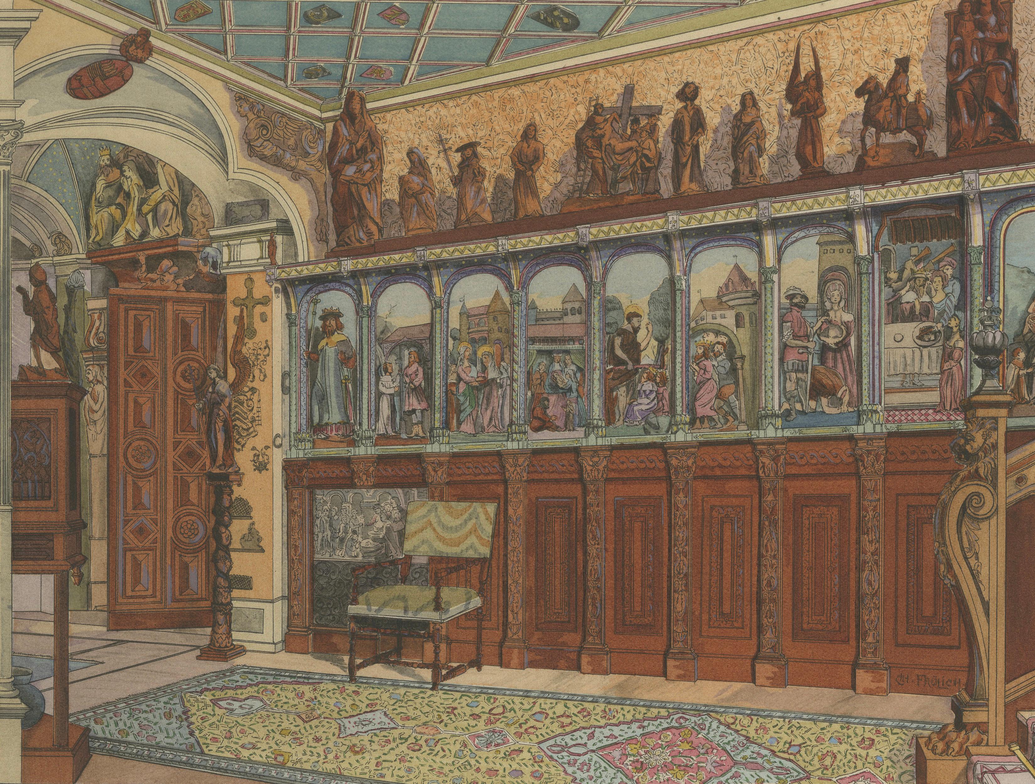 Oriental Splendours: Two Historic Interior Views from Fin-de-Siècle France, 1900